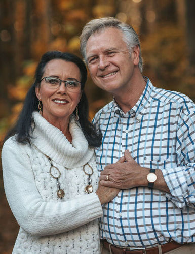 CEO Ken Miller and wife